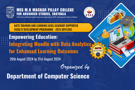 ATAL FDP: Empowering Education: Integrating Moodle with Data Analytics for Enhanced Learning Outcomes